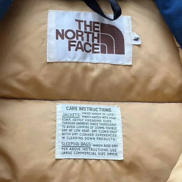 The North Face Blue Puffer Jacket Mens L Outdoors Gorpcore Winter Skiing Coat - Picture 2 of 8